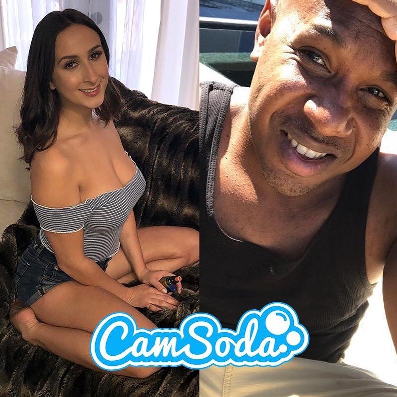 Camsoda interracial sex show with Ashley Adams and Fred Nice Mandingo