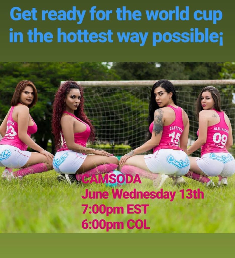 Camsoda World Cup football