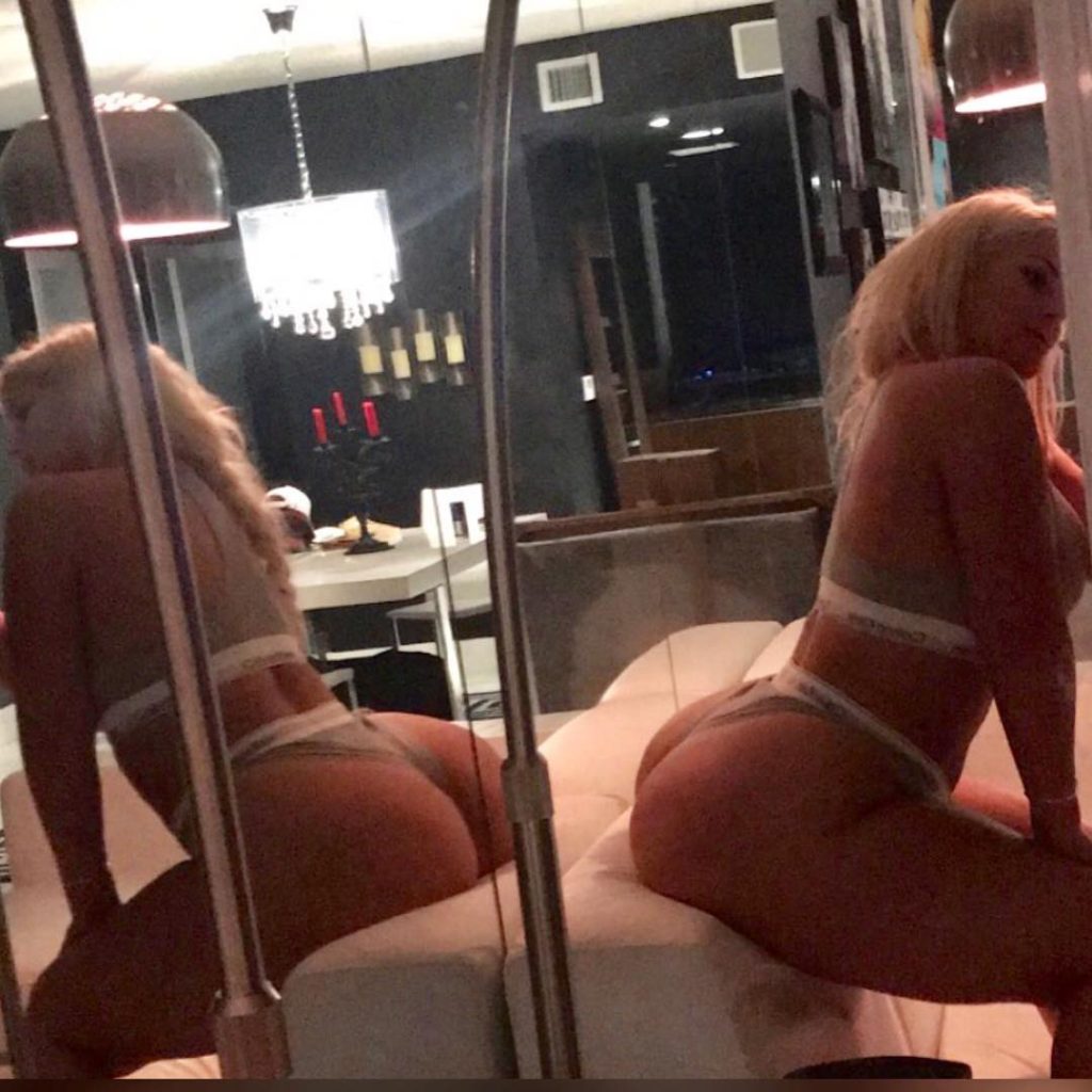 Julie Cash in thong underwear